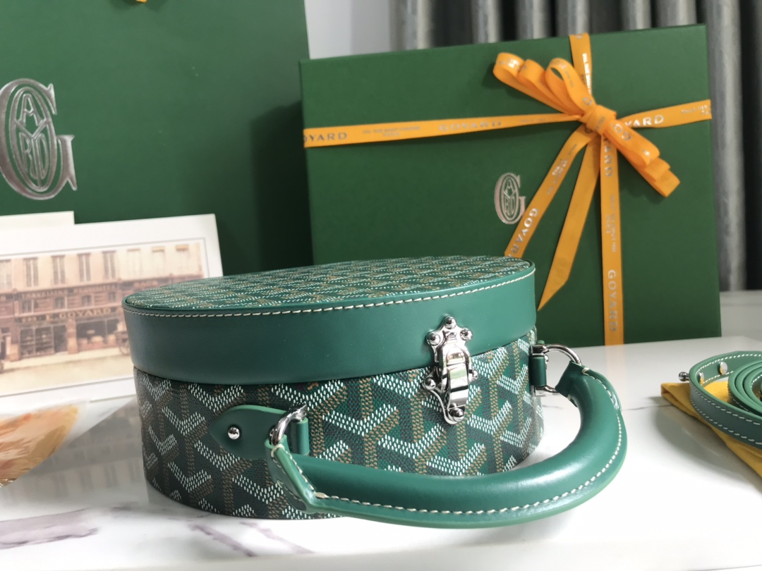 The Alto Hatbox Trunk Bag In Green